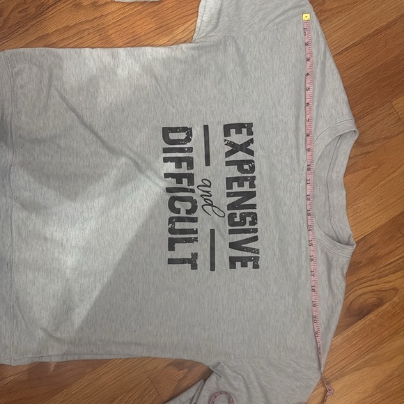 EXPENSIVE AND DIFFICULT. sweatshirt. Lightweight never worn. No tags Sz M - Picture 3 of 5